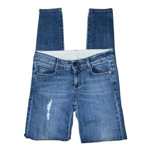 Stella McCartney low-rise distressed skinny jeans